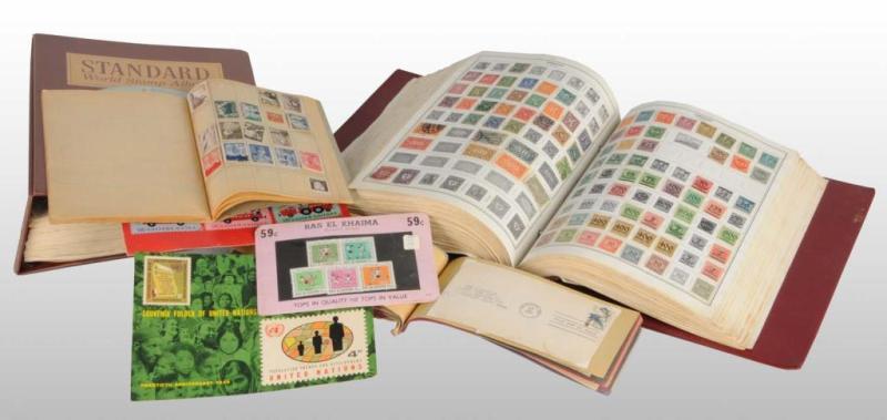 Appraisal: Stamp Collection from Around the World Description Includes two volumes