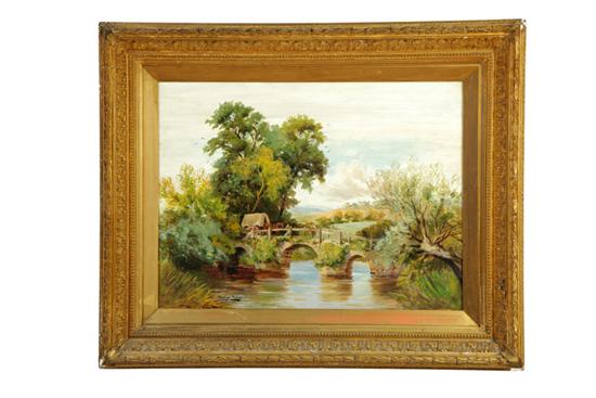 Appraisal: LANDSCAPE AMERICAN SCHOOL TH CENTURY Oil on canvas signature appears