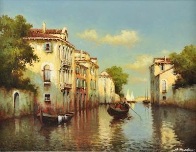 Appraisal: Yuri Zeleng Russian b Venice Early Morning Oil on canvas