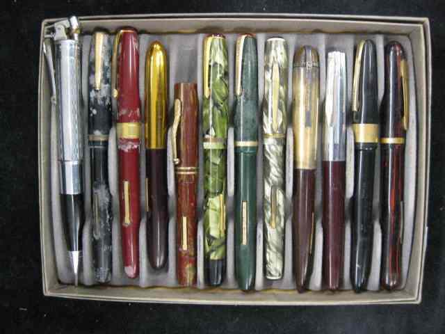 Appraisal: Lot of Fountain Pens Related includes Eversharp Wearever interesting Ronson