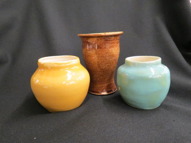 Appraisal: Pisgah Forest Pottery Vases tallest excellent