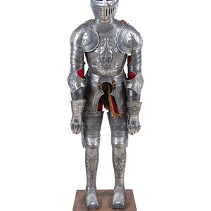 Appraisal: A Model of a Medieval Suit of Armor Spanish Early