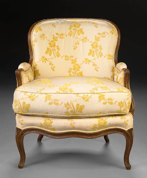 Appraisal: A Louis XV carved beechwood berg re stamped J B