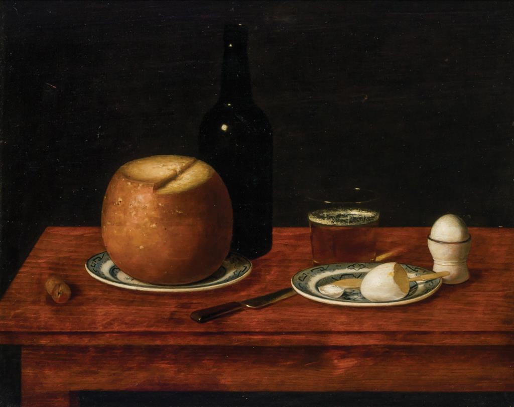 Appraisal: JAMES MILLER American mid- th Century Still Life with Ale