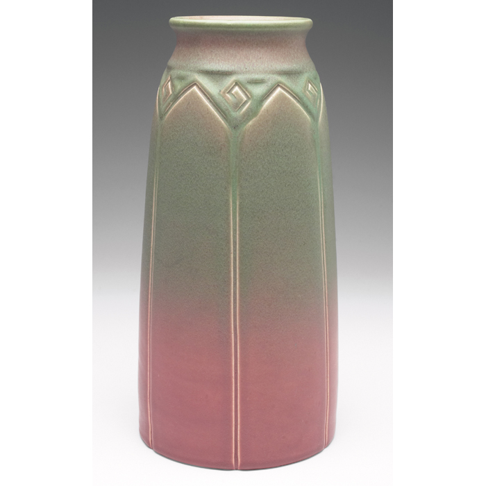 Appraisal: Rookwood vase large form with a geometric design covered in