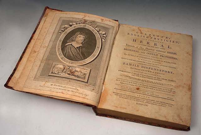 Appraisal: CULPEPER N Culpeper's English Physician and Complete Herbal ed E