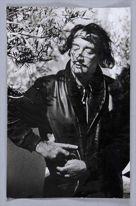 Appraisal: SALVADOR DALI - PHOTOGRAPH INSCRIBED - X in Dali standing