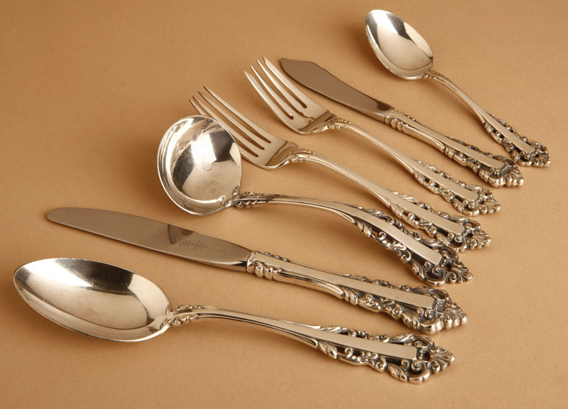 Appraisal: A Gorham sterling silver 'Medici' pattern flatware service for eight