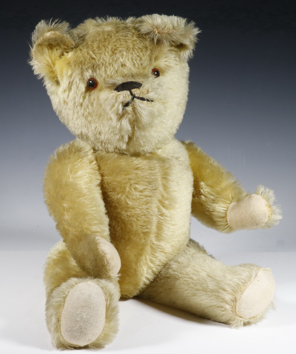 Appraisal: ROOSEVELT BEAR Circa Golden Mohair Roosevelt Bear fully jointed with