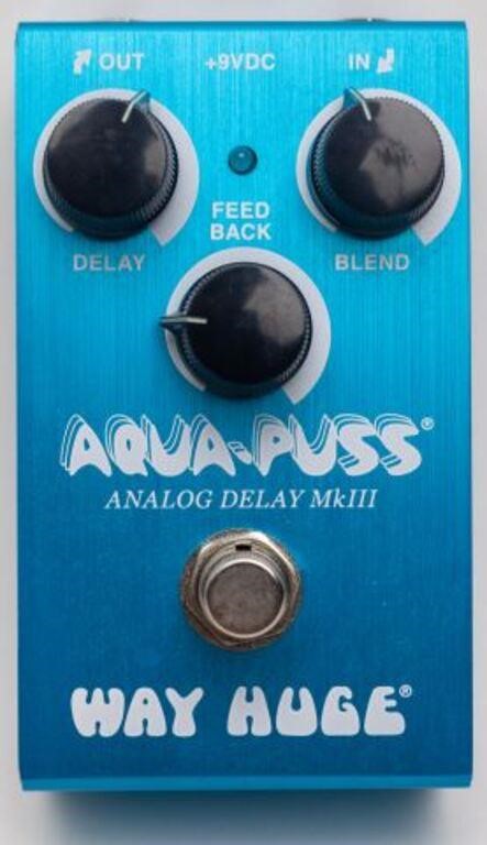 Appraisal: Way Huge Aquapuss Smalls Analog Delay Guitar Effects Pedal excellent