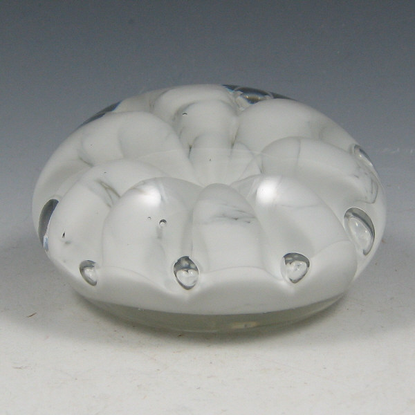 Appraisal: St Clair White Paperweight St Clair paperweight with white interior