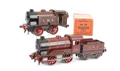 Appraisal: Hornby O Gauge No - - Loco and Tender LMS