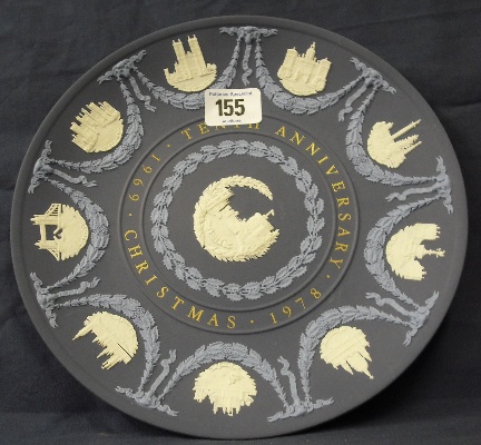 Appraisal: Wedgwood Tri-Coloured First Decade Christmas Plate Ltd Edt Boxed with