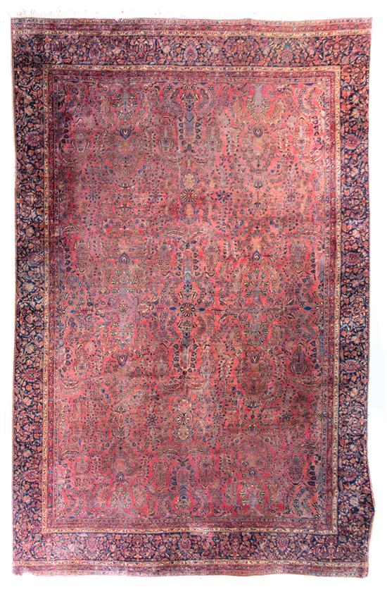 Appraisal: Sale Lot A Sarouk Wool Rug first half th century