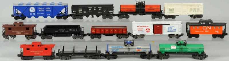 Appraisal: Lot of Lionel Freight Cars American Includes three cabooses several