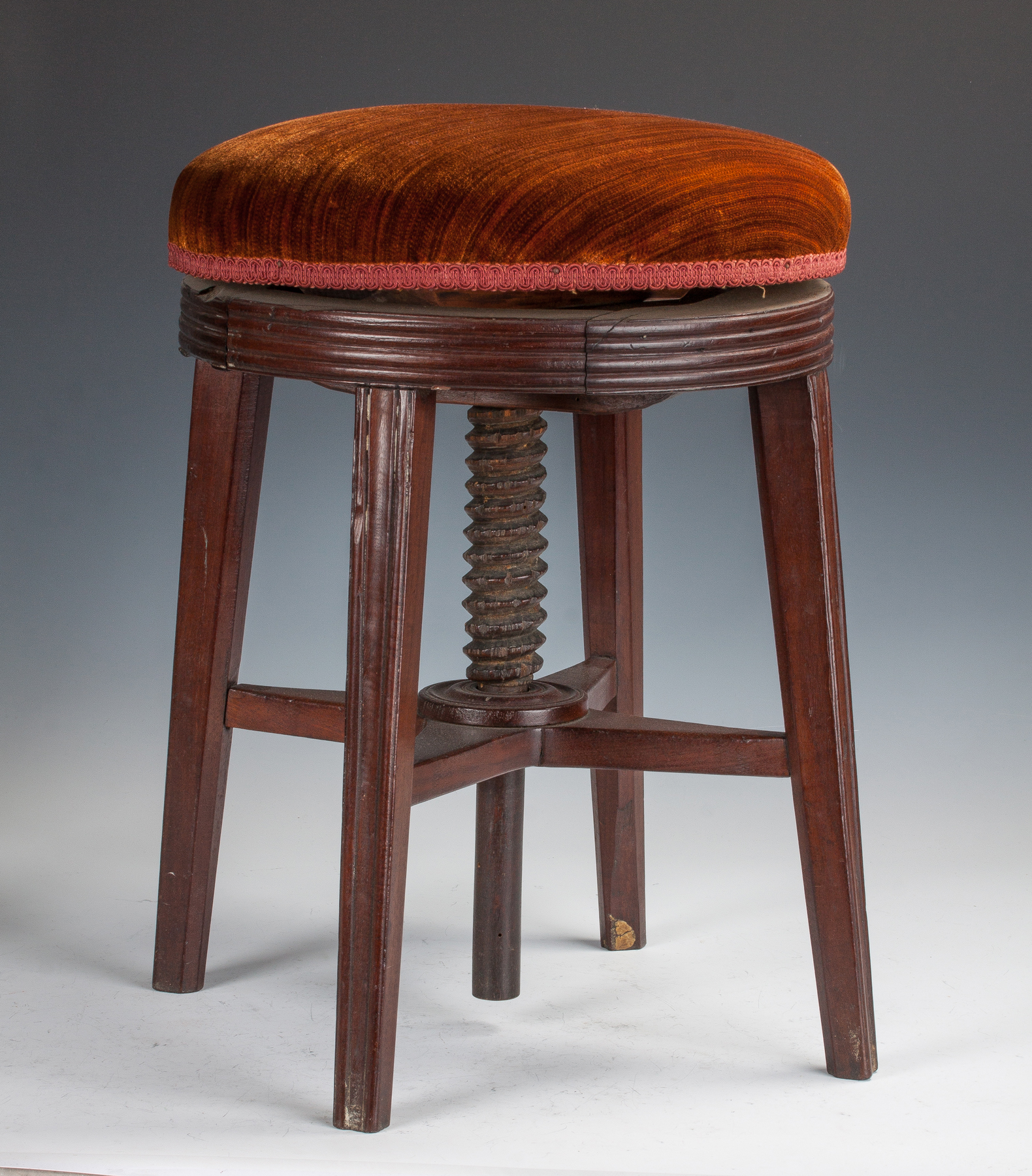 Appraisal: Mahogany Piano Stool