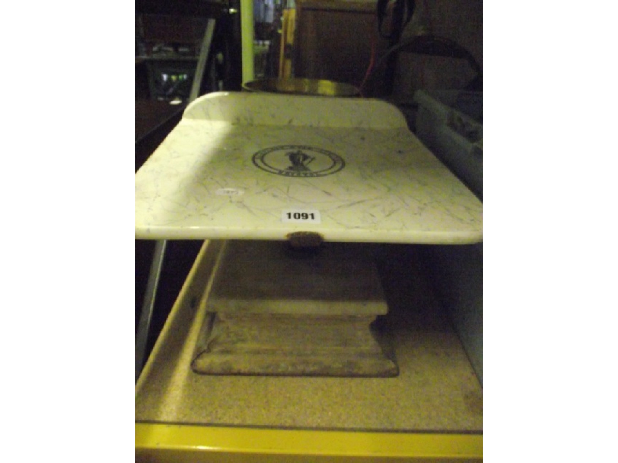 Appraisal: A Victorian counter top weighing scale by Bartlett Son Ltd