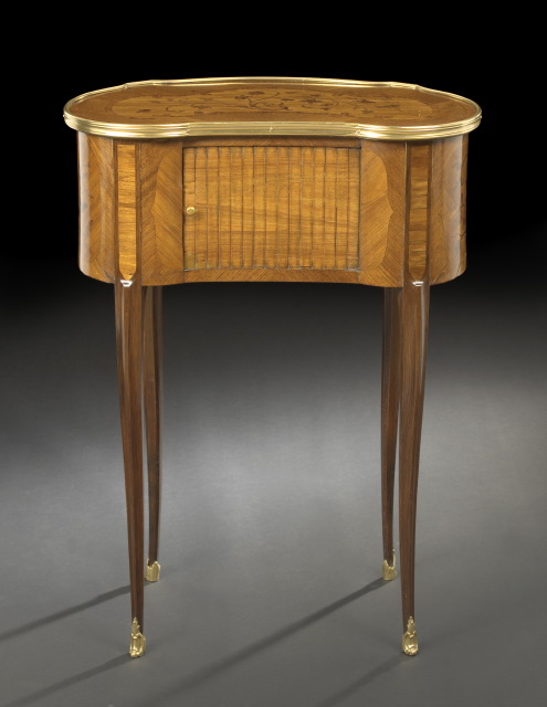 Appraisal: Louis XV-Style Kignwood and Rosewood Occasional Table early th century