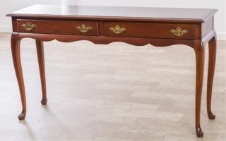 Appraisal: Mahogany Console Table Chippendale style mahogany console table with molded