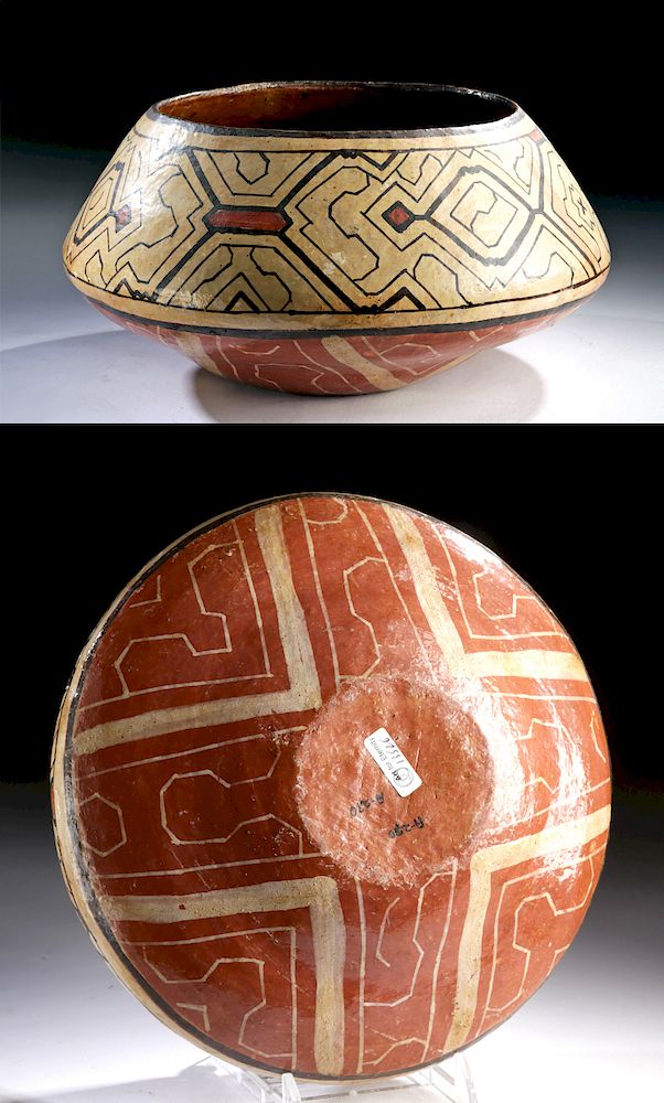 Appraisal: th C Peru Shipibo Polychrome Vessel Upper Western Amazon Basin