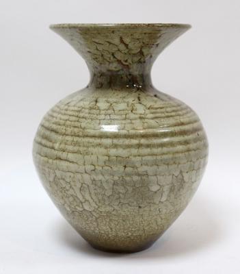 Appraisal: Waistel Cooper British - a stoneware vase of bulbous form