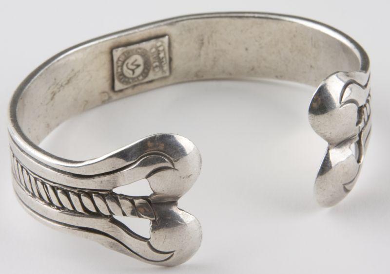 Appraisal: Sterling Silver Cuff by William Spratling in a dogbone shape