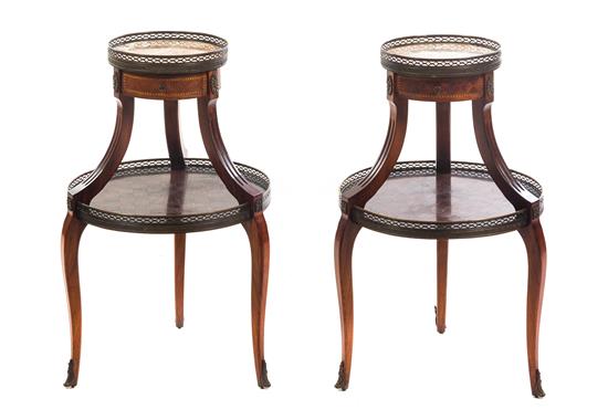 Appraisal: Sale Lot A Pair of Louis XVI Style Occasional Tables