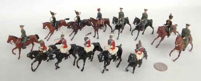 Appraisal: Lot Proprietors Britain LTD toy soldiers One missing head