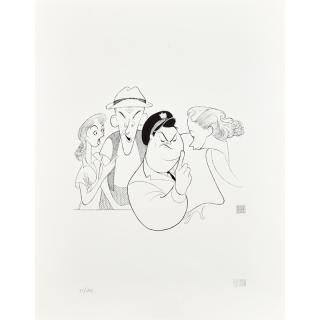 Appraisal: AL HIRSCHFELD American The Honeymooners Dick Van Dyke and Mary