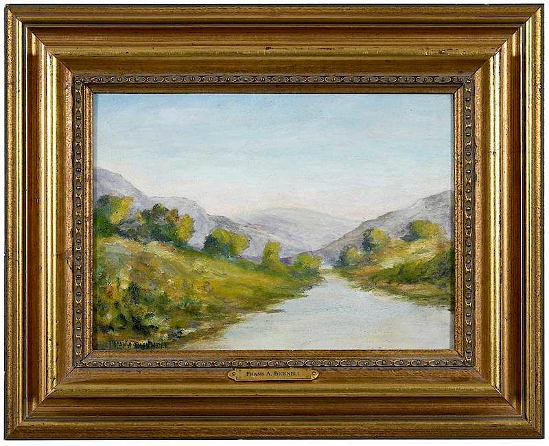 Appraisal: Frank Alfred Bicknell American - Summer Landscape signed lower left