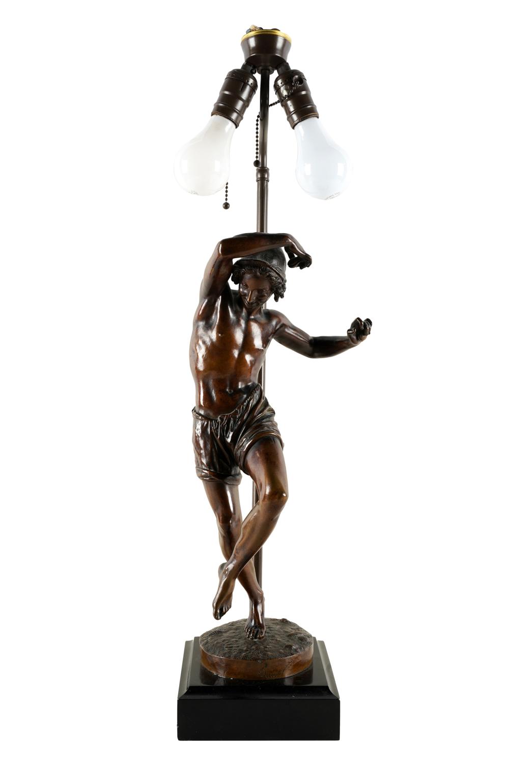 Appraisal: FRANCISQUE-JOSEPH DURET - DANCING FIGUREsigned and dated ' in casting