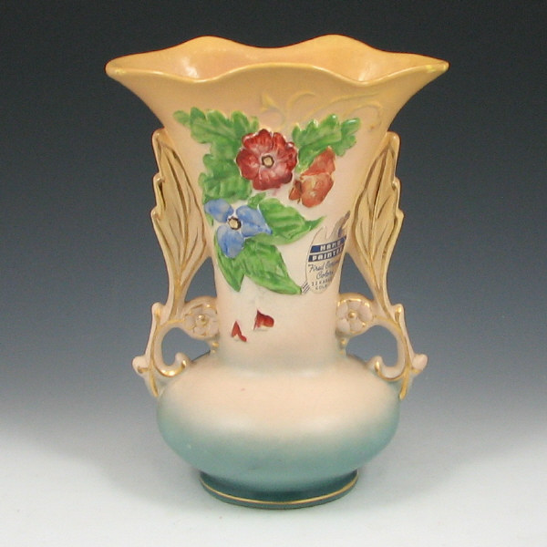 Appraisal: Hull Wildflower No Series - Vase w Label Wildflower No