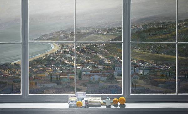 Appraisal: Larry Cohen American born Fog Coming into Pacific Palisades signed