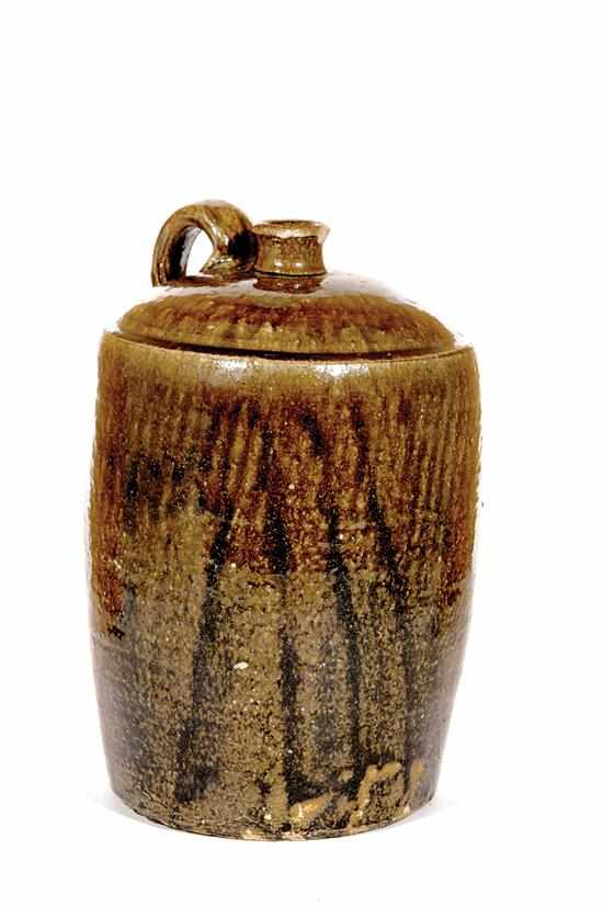 Appraisal: Southern stoneware stacker jug attributed to Kirksey's Crossroads Edgefield South