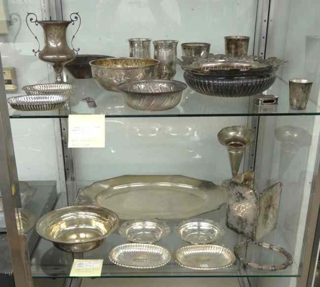 Appraisal: Lot grams sterling silver including tray bowls cups etc PLEASE