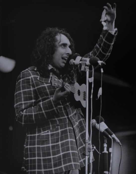 Appraisal: BARRIE WENTZELL b FRANK ZAPPA AND TINY TIM Two gelatin