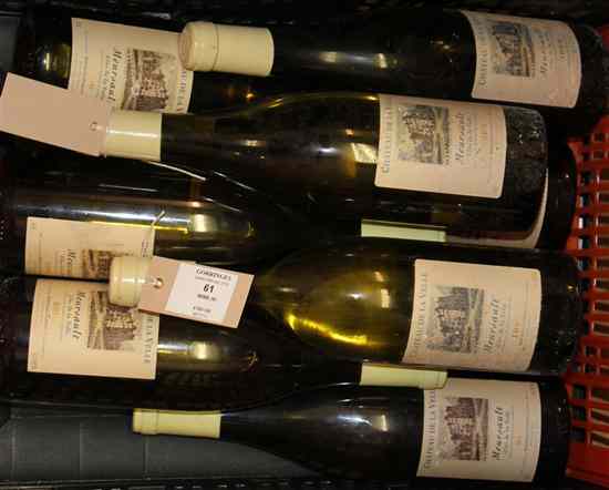 Appraisal: Nine bottles of Meursault Clos de la Velle Chateau de