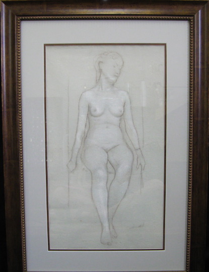 Appraisal: William Woodward American New Orleans - Seated Female Nude pastel