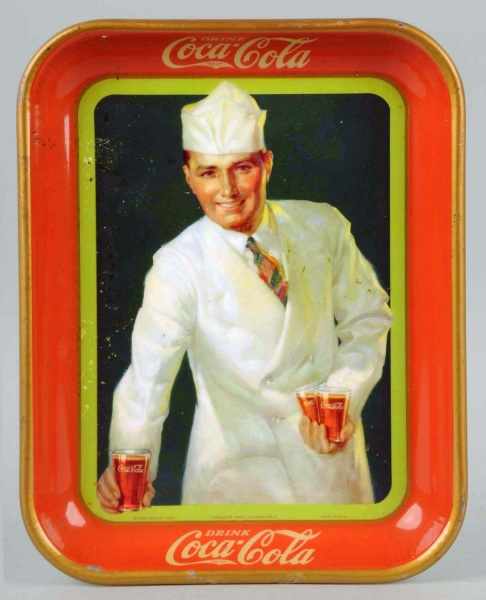 Appraisal: Coca-Cola Soda Jerk Serving Tray Description All original Some minor