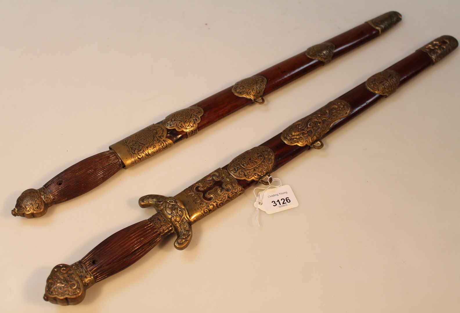 Appraisal: A near matching pair of thC Japanese Kaiken each with