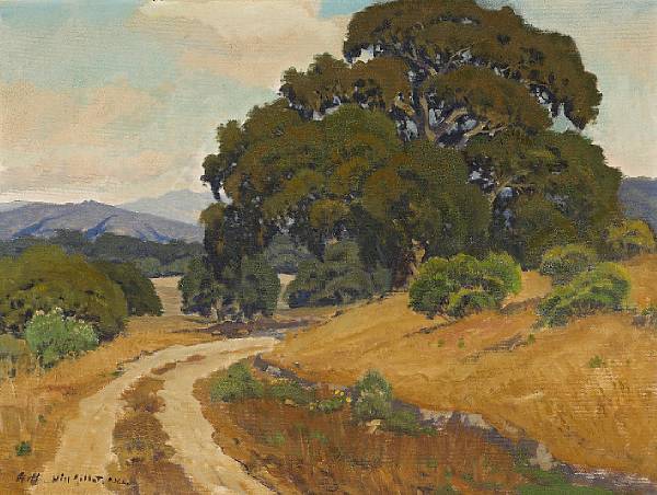 Appraisal: Arthur Hill Gilbert American - A Country Road signed and