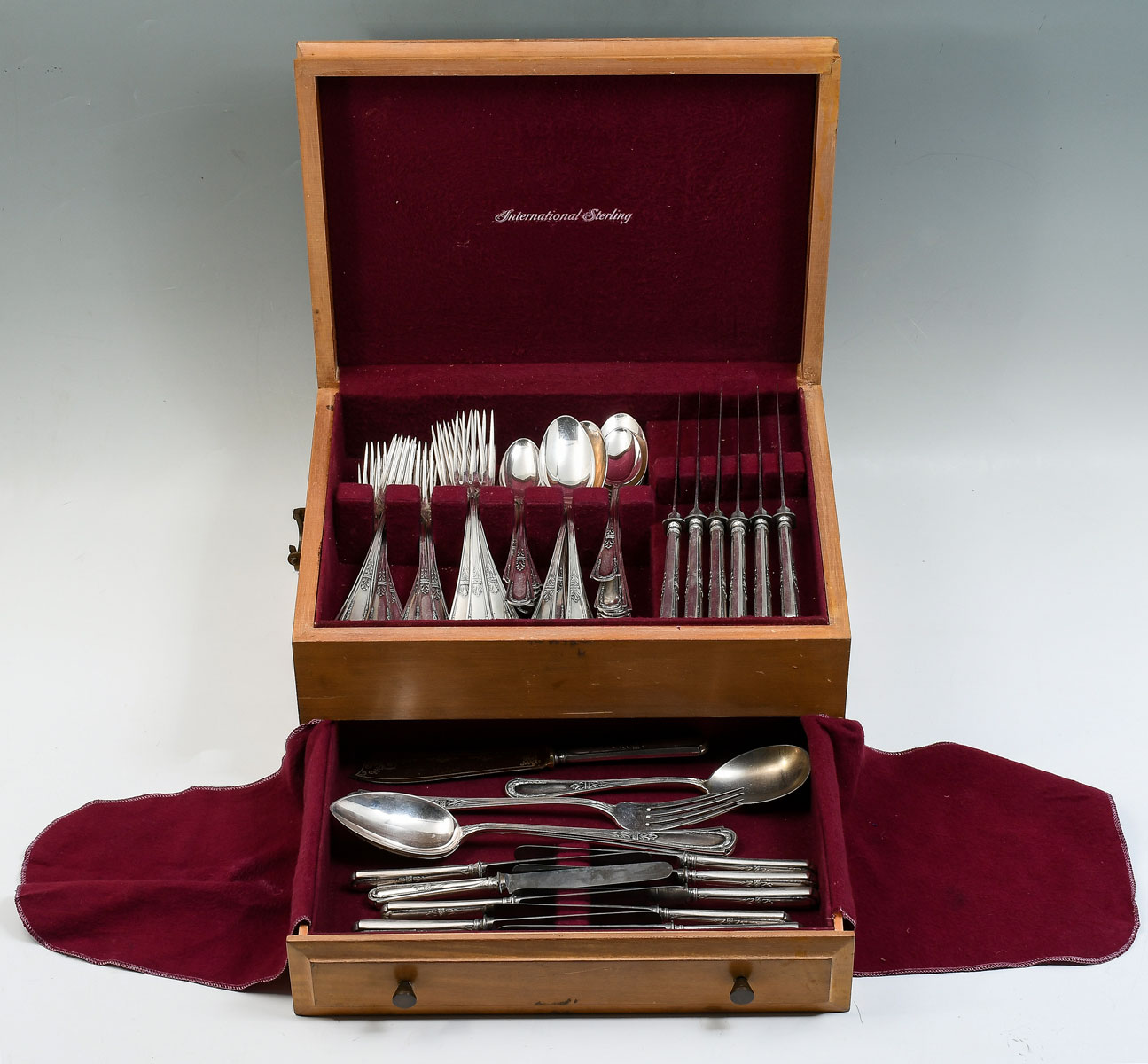 Appraisal: COLLECTION OF GERMAN SILVER FLATWARE Approx troy oz pieces Vereinigte