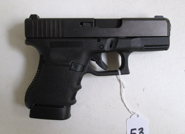 Appraisal: GLOCK MODEL SEMI AUTOMATIC PISTOL acp caliber barrel black polymer