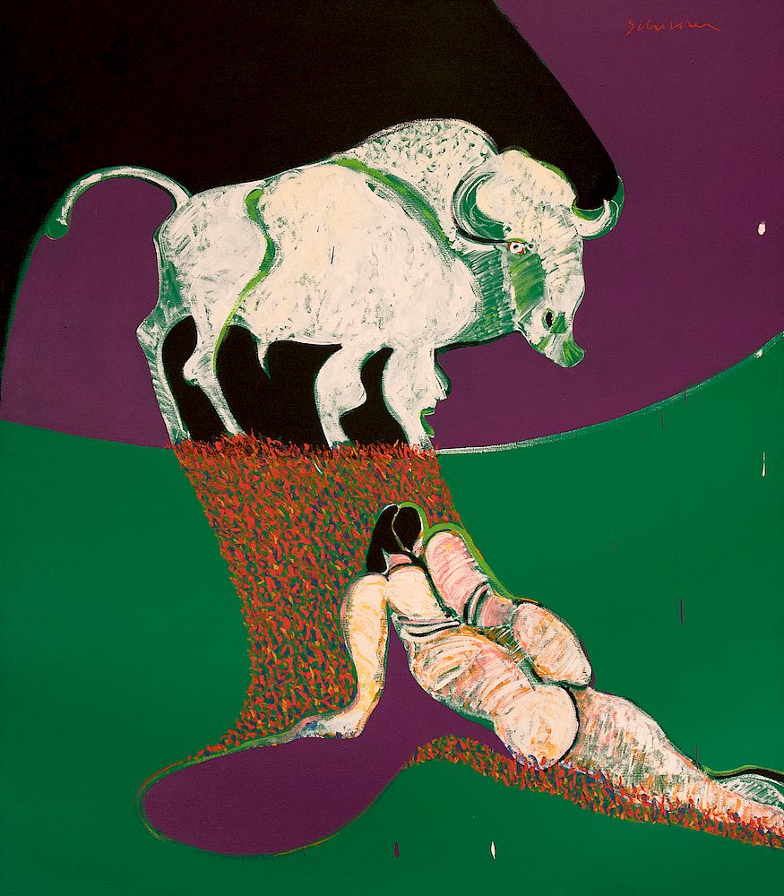 Appraisal: Fritz Scholder Untitled Buffalo Spirit FRITZ SCHOLDER - Untitled Buffalo