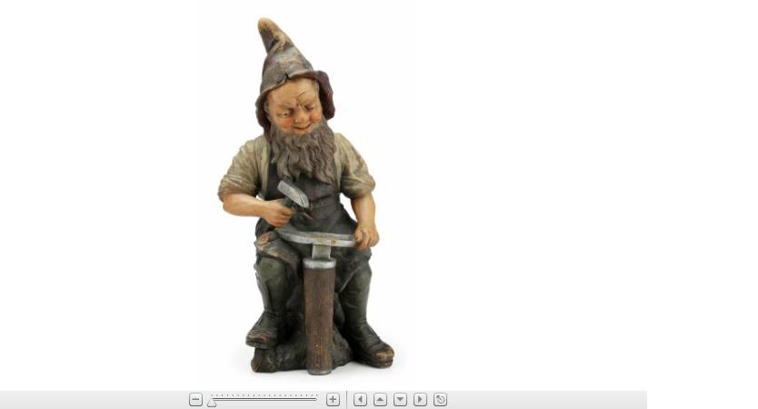 Appraisal: Austrian terracotta figure of a gnome late th century