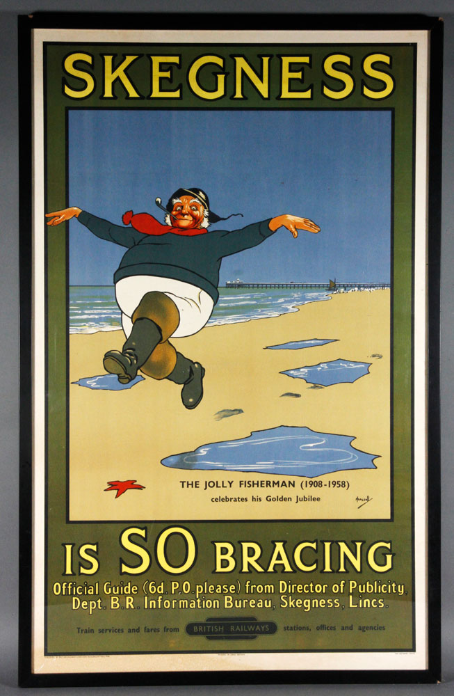 Appraisal: - The Jolly Fisherman British Railways Serigraph The Jolly Fisherman