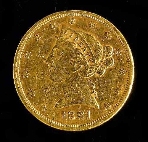 Appraisal: A United States of America gold Half Eagle - fair