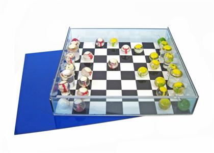 Appraisal: Lucite chess set th century