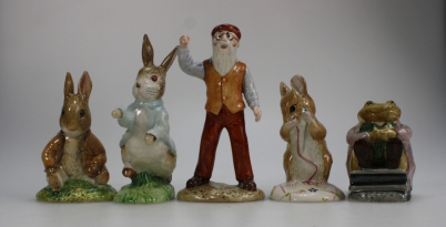 Appraisal: Royal Albert Beatrix Potter figures Mr McGregor Mr Jackson No