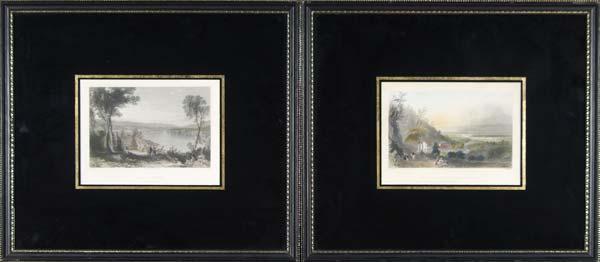 Appraisal: TH C PRINTS Two hand-colored prints each framed William Henry